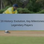 T20 History: Evolution, Key Milestones, Legendary Players