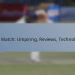T20 Match: Umpiring, Reviews, Technology