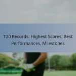 T20 Records: Highest Scores, Best Performances, Milestones
