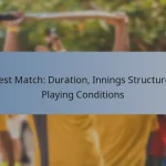Test Match: Duration, Innings Structure, Playing Conditions