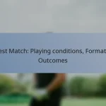 Test Match: Playing conditions, Formats, Outcomes